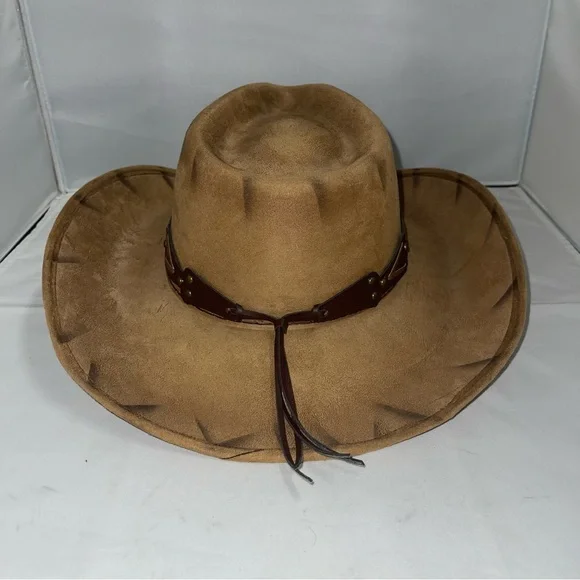 Brown Western Cowboy Hat - Picture 4 of 6